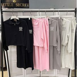 Фотография Костюм спортивный женский тёплый 5026 black р.S-L "Little Secret" недорого оптом от прямого поставщика