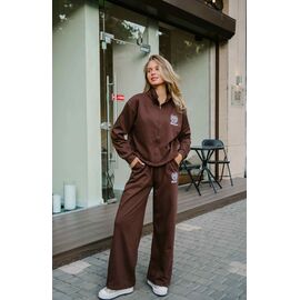 Фотография Костюм спортивный женский тёплый 5026 brown р.S-L "Little Secret" недорого оптом от прямого поставщика