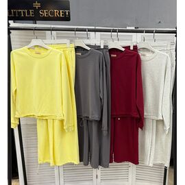 Фотография Костюм спортивный женский тёплый 9674 wine р.S-L "Little Secret" недорого оптом от прямого поставщика