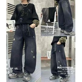 Джинси дитячі на дівчинку 26712 black р.12-16 "Фунтик" недорого оптом від прямого постачальника