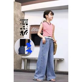 Джинси дитячі на дівчинку 55085 black р.3-7 "Фунтик" недорого оптом від прямого постачальника