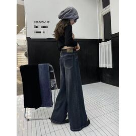 Джинси дитячі на дівчинку 63632 blue р.6-10 "Фунтик" недорого оптом від прямого постачальника