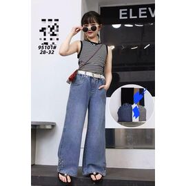 Фотография Джинсы детские на девочку 95101 blue р.11-15 "Фунтик" недорого оптом от прямого поставщика