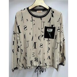 Фотография Свитер женский 7931 beige р.XL-4XL "Immei" недорого оптом от прямого поставщика