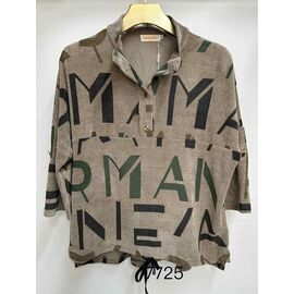 Фотография Свитер женский 7725 brown р.XL-4XL "Immei" недорого оптом от прямого поставщика