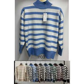 Фотография Свитер женский 1103 mix р.52-54 "Immei" недорого оптом от прямого поставщика