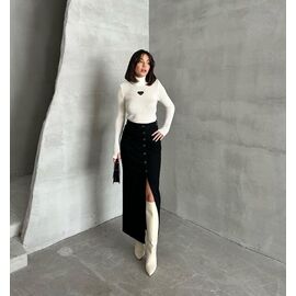 Фотография Юбка женская 7019 black р.34-40 "Jeans Style" недорого оптом от прямого поставщика