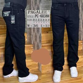 Фотография Джинсы мужские PC6038 black р.30-38 "Pagalee" недорого оптом от прямого поставщика