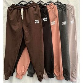 Фотография Штаны спортивные женские S405 black р.44-52 "Shoptime" недорого оптом от прямого поставщика