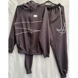 Костюм спортивний чоловічий S412 grey р.46-54 "Shoptime" недорого оптом від прямого постачальника