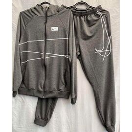 Костюм спортивний чоловічий S413 l.grey р.46-54 "Shoptime" недорого оптом від прямого постачальника