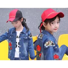 Куртка дитяча демісезонна на дівчинку IB603 blue р.110-160 "iBamBino" недорого оптом від прямого постачальника