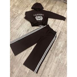 Костюм дитячий спортивний на дівчинку IB615 brown р.9-13 "iBamBino" недорого оптом від прямого постачальника