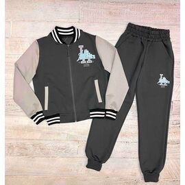 Костюм дитячий спортивний на хлопчика 2509 grey р.134-158 "LIMA SPORT" недорого оптом від прямого постачальника