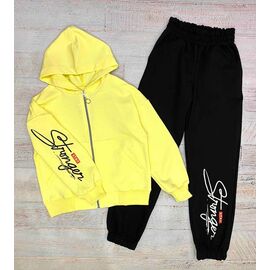 Фотография Костюм детский спортивный на девочку 2536 yellow р.134-158 "LIMA SPORT" недорого оптом от прямого поставщика