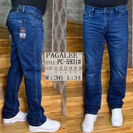 Фотография Джинсы мужские PC5931 blue р.31-38 "God Baron" недорого оптом от прямого поставщика