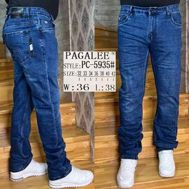 Фотография Джинсы мужские PC5935 blue р.32-42 "God Baron" недорого оптом от прямого поставщика