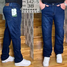 Фотография Джинсы мужские 142-5 blue р.38-48 "God Baron" недорого оптом от прямого поставщика