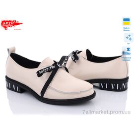 Туфлі жіночі стильні Весна/осінь 2025 беж.лак (5 пар р.36-40) "ARTO" недорого оптом від прямого постачальника