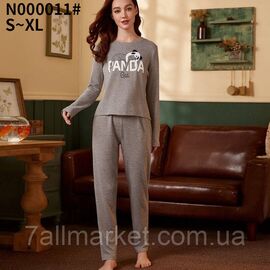 Піжама жіночі штани + кофта р-ри S-XL "FLOWER" купити недорого від прямого постачальника