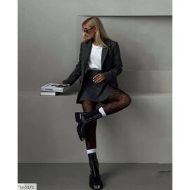 Фотография Женский классический костюм юбка+пиджак р.S-M;M-L (2цв) "ANNVER" купить недорого от прямого поставщика