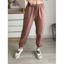 Штани спортивні жіночі 0011 brown р.46-52 "FSN" недорого оптом від прямого постачальника