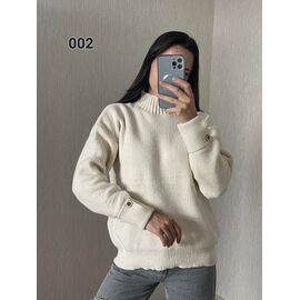 Фотография Свитер женский 002 l.beige р.48-52 "FSN" недорого оптом от прямого поставщика