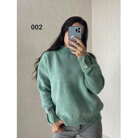 Фотография Свитер женский 002 mint р.48-52 "FSN" недорого оптом от прямого поставщика