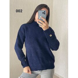 Фотография Свитер женский 002 navy р.48-52 "FSN" недорого оптом от прямого поставщика