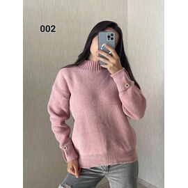 Фотография Свитер женский 002 pink р.48-52 "FSN" недорого оптом от прямого поставщика