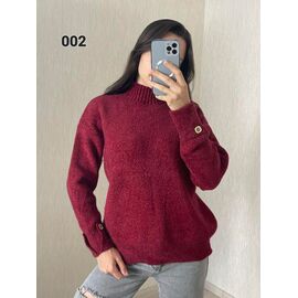 Фотография Свитер женский 002 wine р.48-52 "FSN" недорого оптом от прямого поставщика
