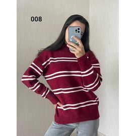 Светр жіночий 008 wine р.48-52 "FSN" недорого оптом від прямого постачальника