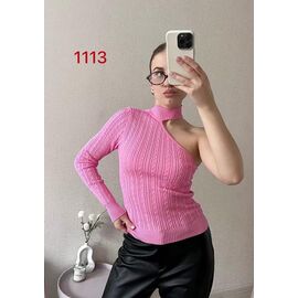 Фотография Свитер женский 1113 pink р.42-46 "FSN" недорого оптом от прямого поставщика