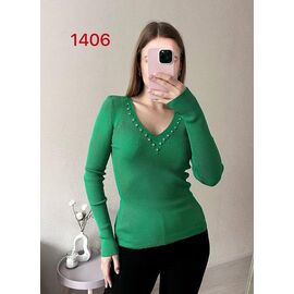 Светр жіночий 1406 green р.42-46 "FSN" недорого оптом від прямого постачальника