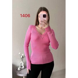 Светр жіночий 1406 pink р.42-46 "FSN" недорого оптом від прямого постачальника