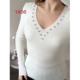 Светр жіночий 1406 white р.42-46 "FSN" недорого оптом від прямого постачальника