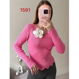 Светр жіночий 1591 pink р.42-46 "FSN" недорого оптом від прямого постачальника