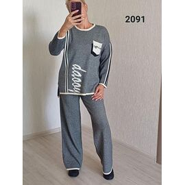 Фотография Костюм женский 2091 grey р.48-54 "FSN" недорого оптом от прямого поставщика