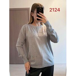 Светр жіночий 2124 grey р.42-48 "FSN" недорого оптом від прямого постачальника