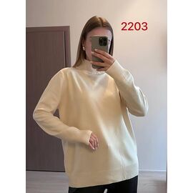 Светр жіночий 2203 beige р.46-52 "FSN" недорого оптом від прямого постачальника