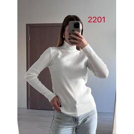 Светр жіночий 2201 white р.42-48 "FSN" недорого оптом від прямого постачальника