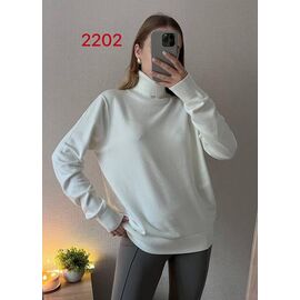 Светр жіночий 2202 white р.46-52 "FSN" недорого оптом від прямого постачальника