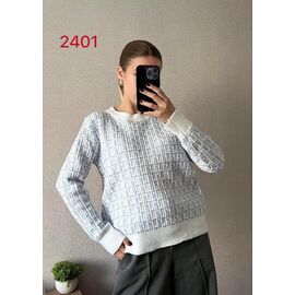 Светр жіночий 2401 white р.42-46 "FSN" недорого оптом від прямого постачальника