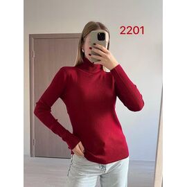 Светр жіночий 2201 wine р.42-48 "FSN" недорого оптом від прямого постачальника