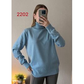 Светр жіночий 2202 l.blue р.46-52 "FSN" недорого оптом від прямого постачальника