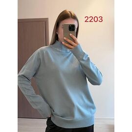 Светр жіночий 2203 l.blue р.46-52 "FSN" недорого оптом від прямого постачальника