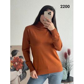 Светр жіночий 2200 brown р.42-48 "FSN" недорого оптом від прямого постачальника