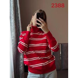 Светр жіночий 2388 red р.42-48 "FSN" недорого оптом від прямого постачальника