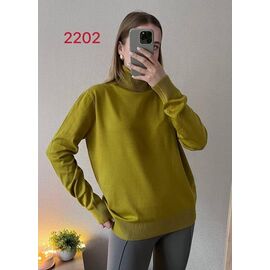 Светр жіночий 2202 olive р.46-52 "FSN" недорого оптом від прямого постачальника