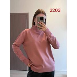 Светр жіночий 2203 powder р.46-52 "FSN" недорого оптом від прямого постачальника